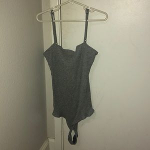 Grey Body Suit